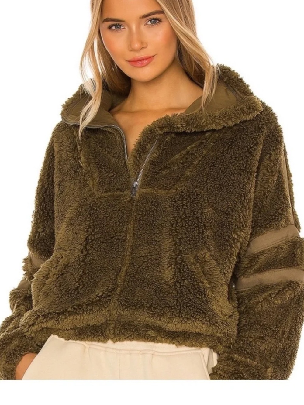 Free People Movement Nantucket Fleece Sherpa Pullover